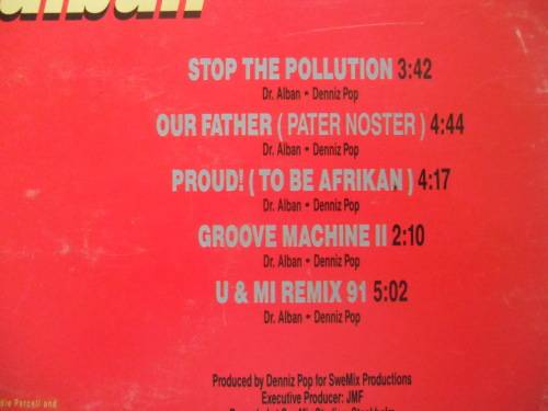 RARE!!! DR ALBAN - HELLO AFRIKA (THE ALBUM) VINYL, LP, RECORD